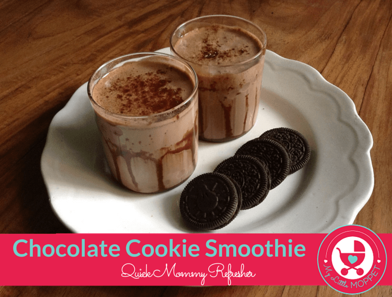 Chocolate Cookie Smoothie Quick Mommy Refresher My Little Moppet
