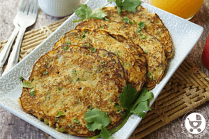 Savoury Oats Veggie Pancake Recipe