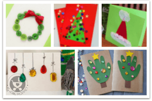 10 Easy Christmas Cards for Toddlers to Make