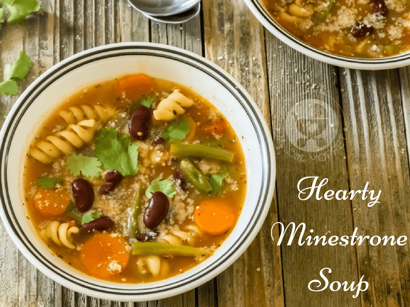 Hearty Minestrone Soup with Pasta