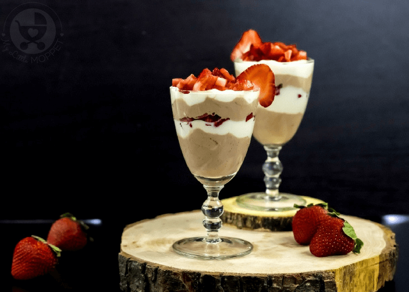 This Valentine's Day, give your body some love with a no-bake, healthy dessert made with homemade yogurt, honey and fresh fruit - Chocolate Sweetheart Yogurt Parfaits!