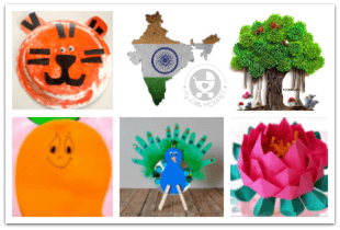 Indian National Symbol Crafts for Kids