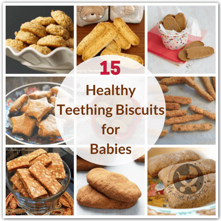 15 Healthy Teething Biscuit Recipes for Babies