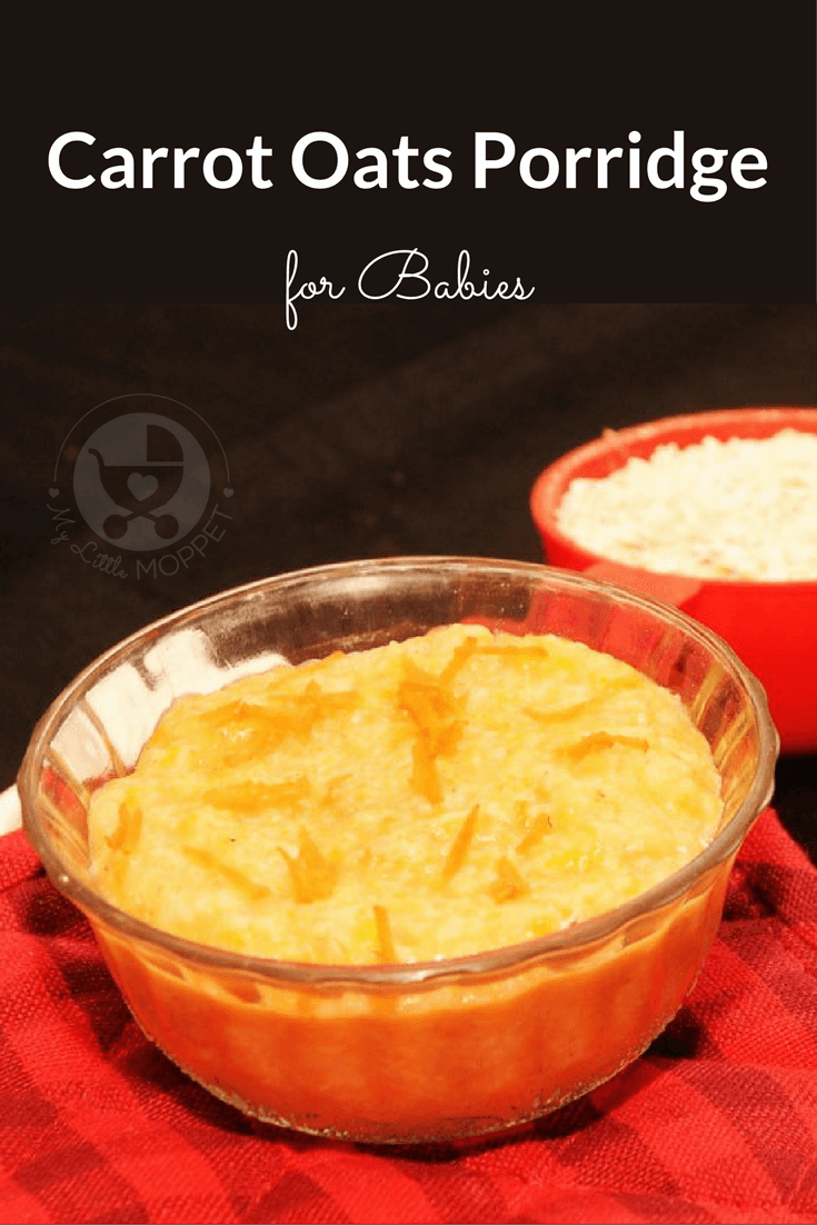 carrot porridge for baby