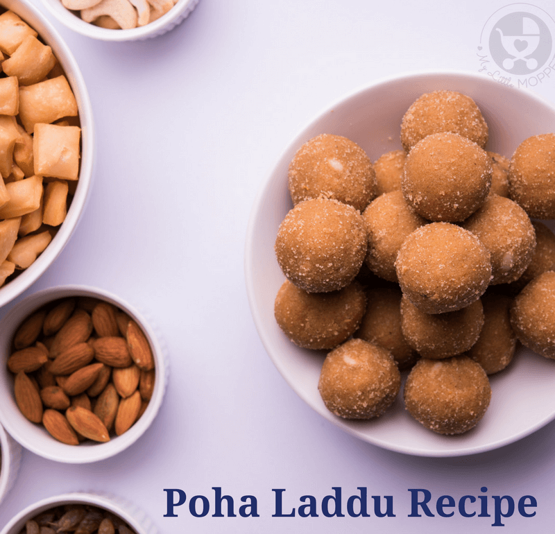 Try this Poha Laddu recipe for a great after school snack for kids. It'll provide them with the just the right amount of energy to run around and play!