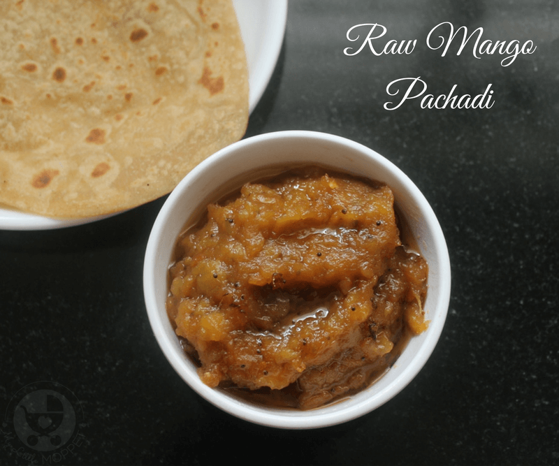 This Raw Mango Pachadi Recipe is the perfect accompaniment to brighten up a boring meal! Goes well with rice, chapathis, parathas or dosas.