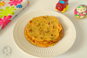 Chickpea Veggie Pancake Recipe for Babies