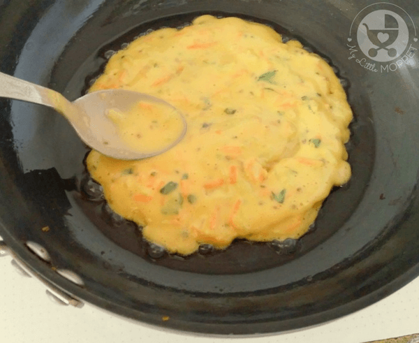 chickpea veggie pancake recipe