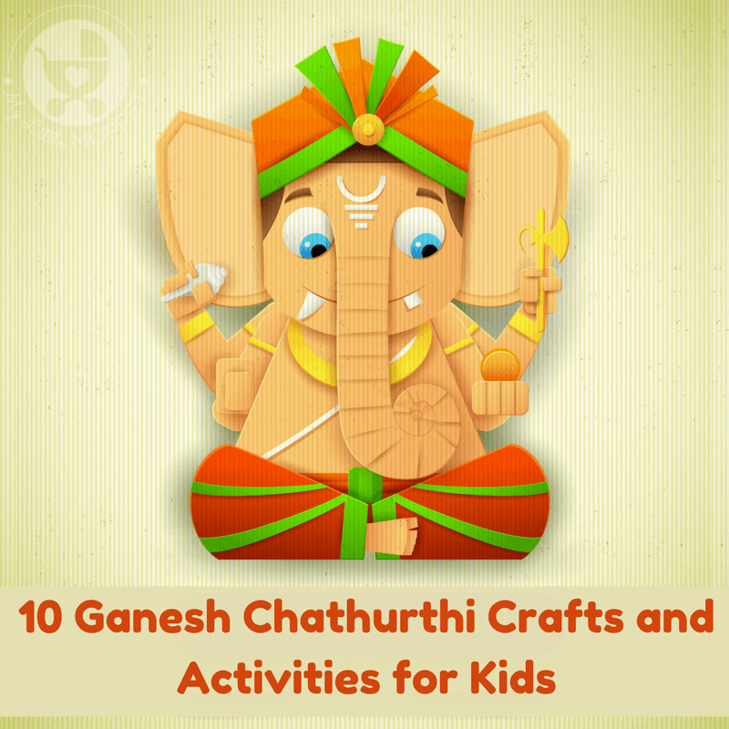 Let kids join in the fervour of the festive season with some Ganesh Chaturthi crafts and activities! With food, books & DIY, there's something for everyone!
