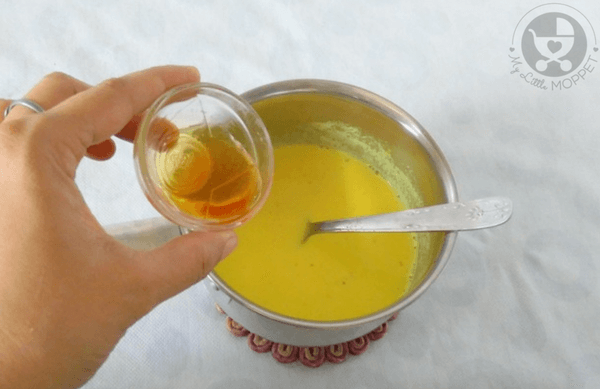 Golden Turmeric Milk for toddlers