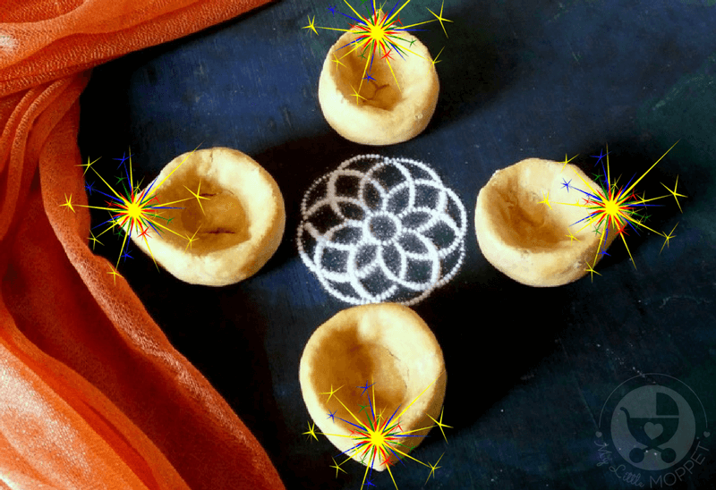 This year, have a green Diwali with these easy to make eco friendly DIY Diyas! Made with atta, these are zero   wastage with minimal effort!