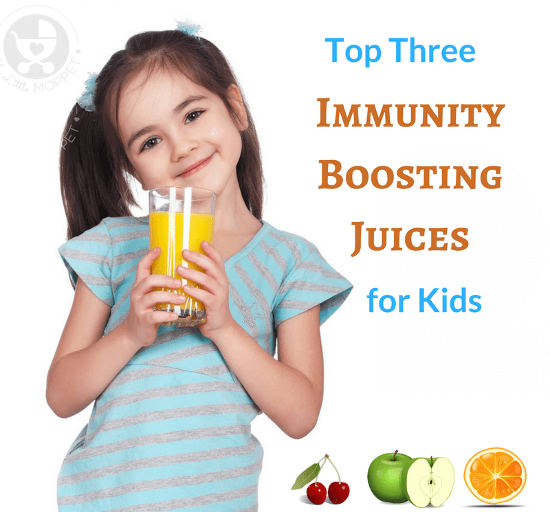 Juicing takes all the hassle out of eating fruits and vegetables, while still contributing the right amount of nutrients and minerals.Try these three immunity boosting juices for kids, to help boost their immune system, and protect them from winter bugs.