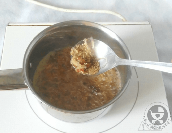 quinoa apple porridge