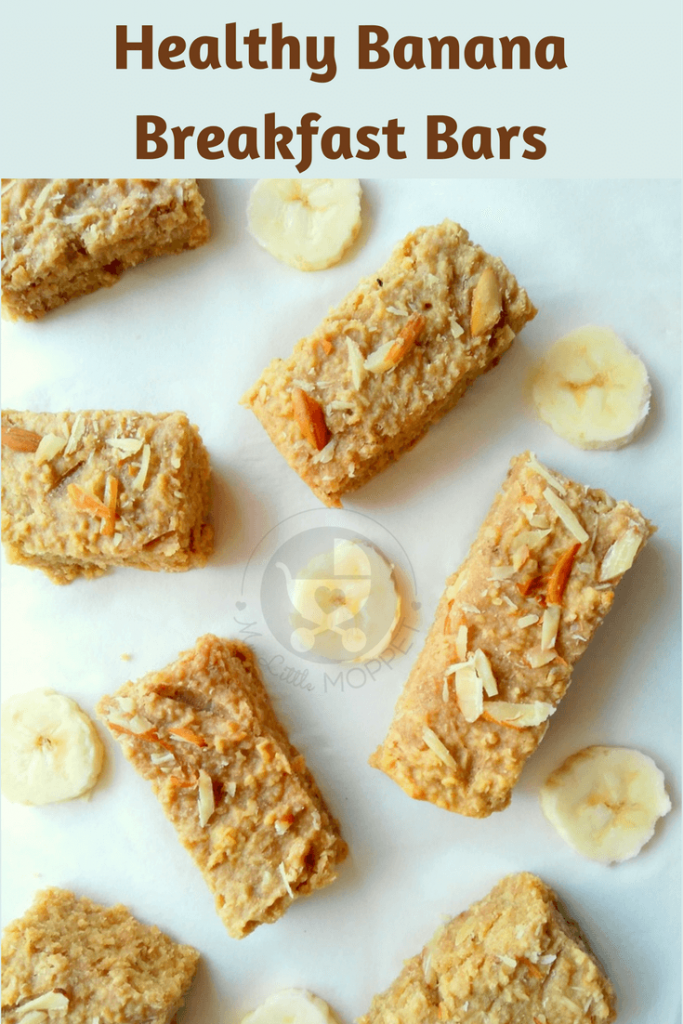 Healthy Banana Breakfast Bars
