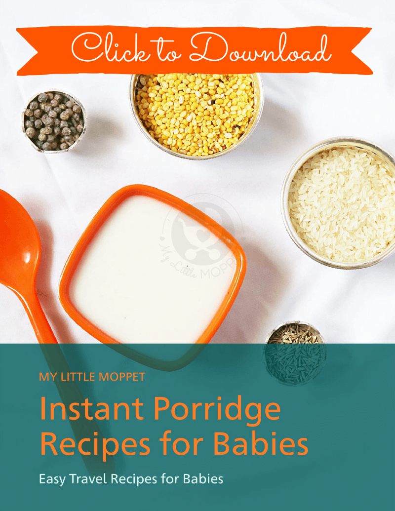 Free Ebook Instant Porridge recipes for travel for babies