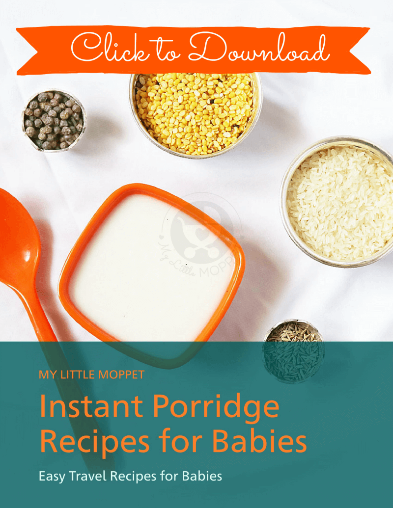Free Ebook Instant Porridge Recipes for Babies My Little Moppet