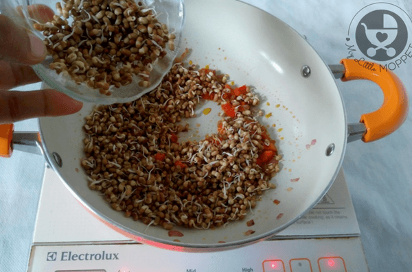 Sprouted Moth Beans Frankie Recipe