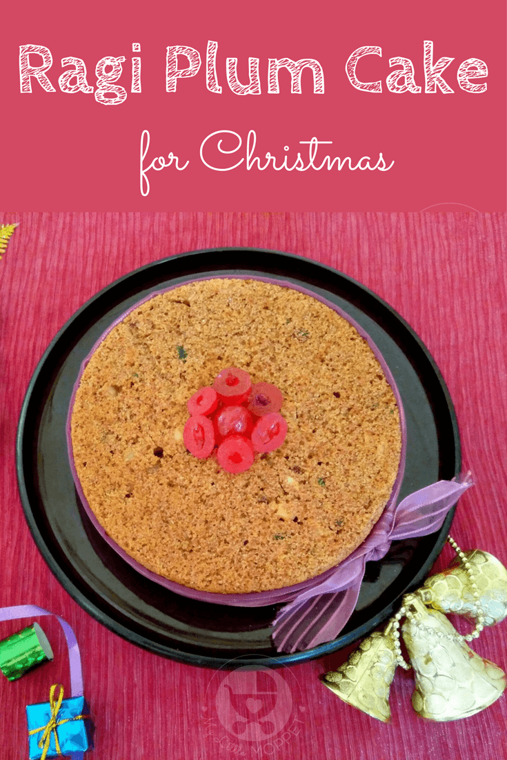 Fruit cakes are customary during Christmas and we've gone and given a healthy twist to the traditional version with our Ragi Plum Cake Recipe for Christmas!