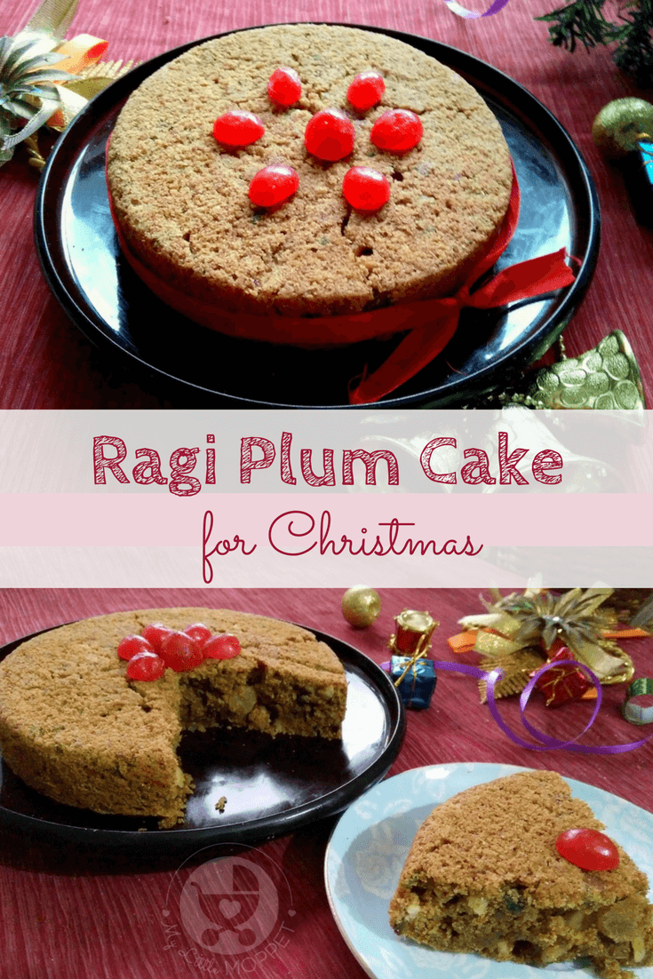 Fruit cakes are customary during Christmas and we've gone and given a healthy twist to the traditional version with our Ragi Plum Cake Recipe for Christmas!