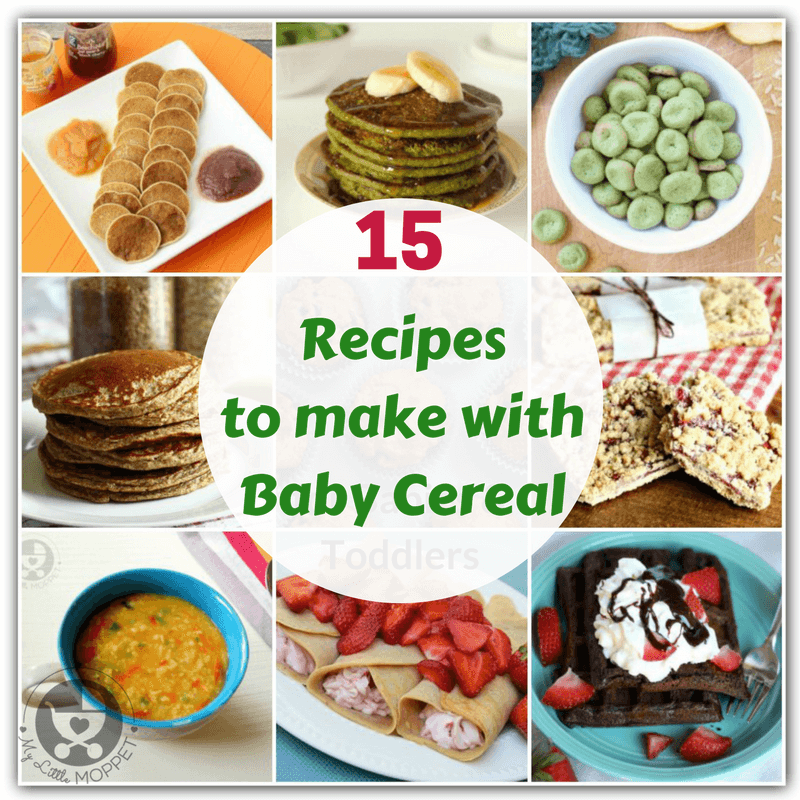 15 Healthy Recipes to make with Baby Cereal