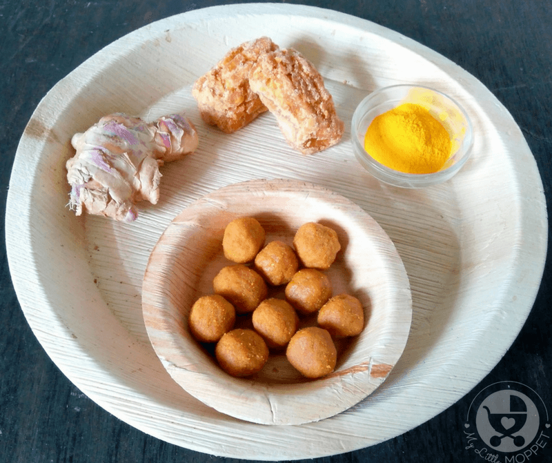 This winter, give your toddler an immunity boost with kitchen staples with these Jaggery Ginger Turmeric Balls - an easy, no-cook kid-friendly recipe!