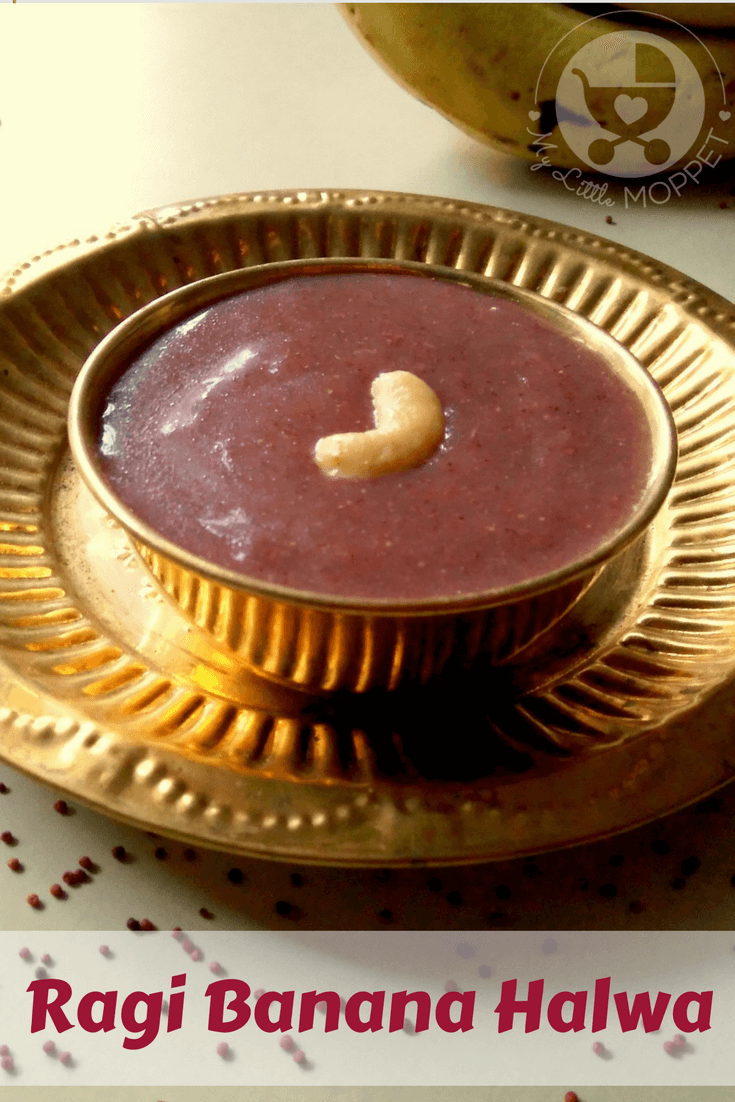 Ragi Banana Halwa for Babies