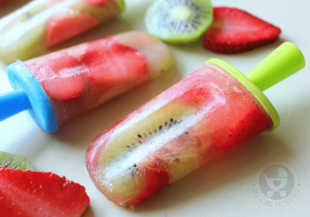Fresh Fruit Popsicles