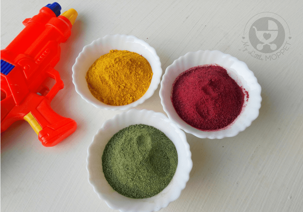 3 Ingredient Natural Holi Colors Recipe