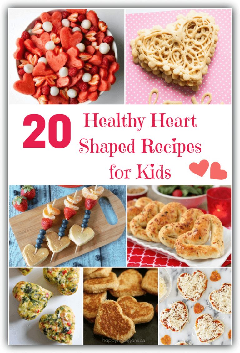 20 Healthy Heart Shaped Recipes for Kids