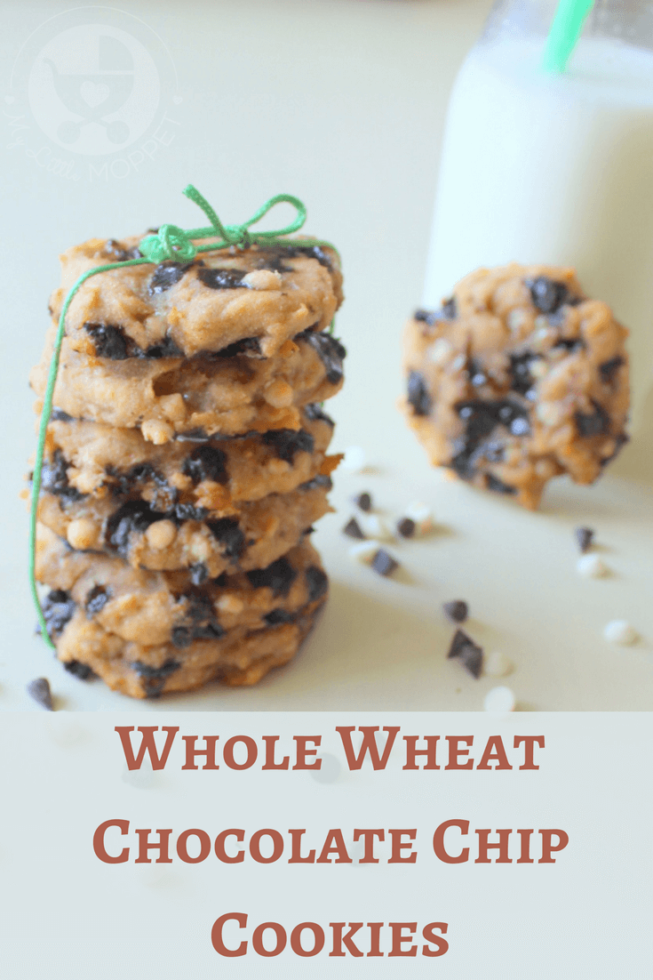 These whole wheat chocolate chip cookies are unbelievably easy, with just three ingredients! Besides,   they're also eggless and sugar-free!