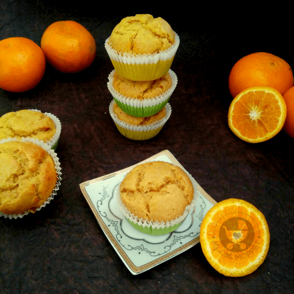 Muffins are super versatile and you can add any fruit to them. Think beyond bananas & try these whole wheat orange muffins, filled with a lovely citrusy flavor.