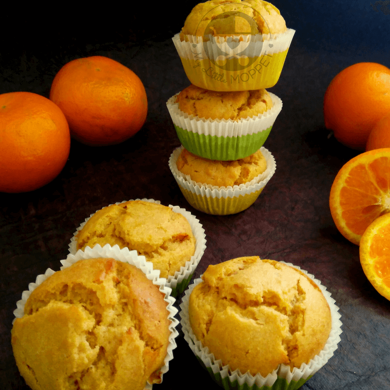 Whole Wheat Orange Muffins Recipe for Toddlers