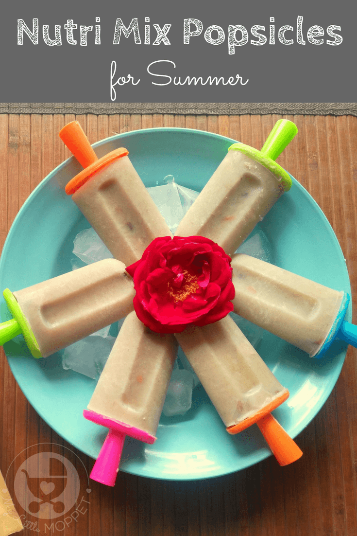 Kids aren't keen on eating when it's hot, but there's one thing they'll never say no to - ice cream! So here's the solution - nutri mix Popsicles!!