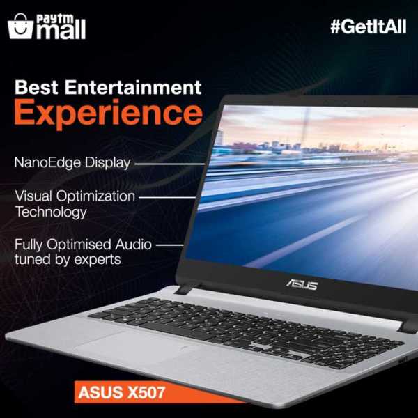 #GetitAll with latest ASUS Laptops, exclusively available on Paytm Mall! With superior battery, stylish looks, fingerprint sensor and many more features, this is a must have!