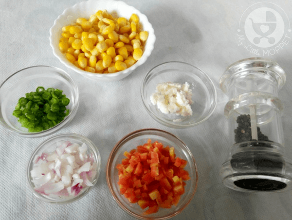 Sweet Corn Vegetable Soup for Toddlers