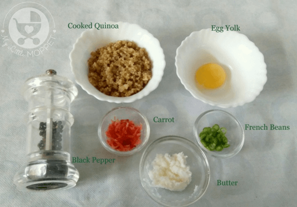 Egg Yolk Quinoa Stir Fry