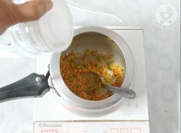 Vegetable Dalia Khichdi for Babies