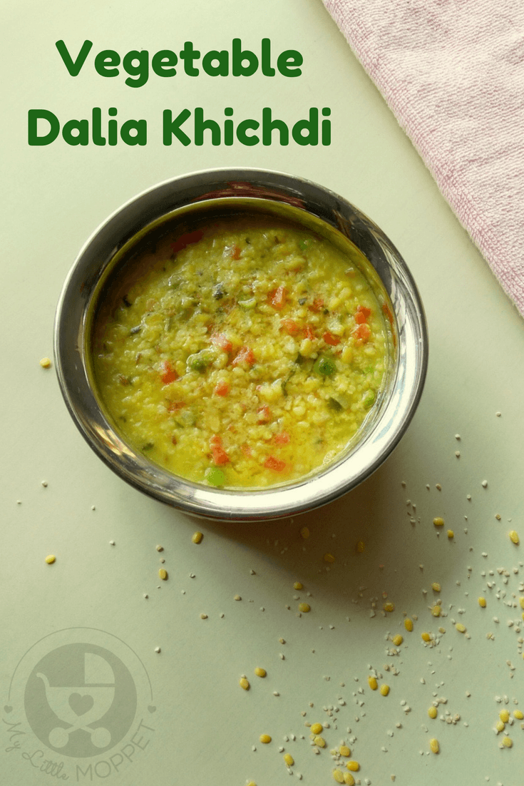 Khichdi doesn't have to include rice, you can make it with dalia as well! Try this vegetable dalia khichdi recipe, packed with veggies and ideal for babies over 10 months.