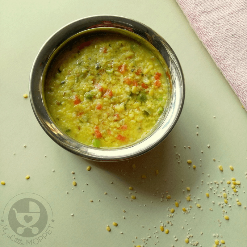 Khichdi doesn't have to include rice, you can make it with dalia as well! Try this vegetable dalia khichdi recipe, packed with veggies and ideal for babies over 10 months.