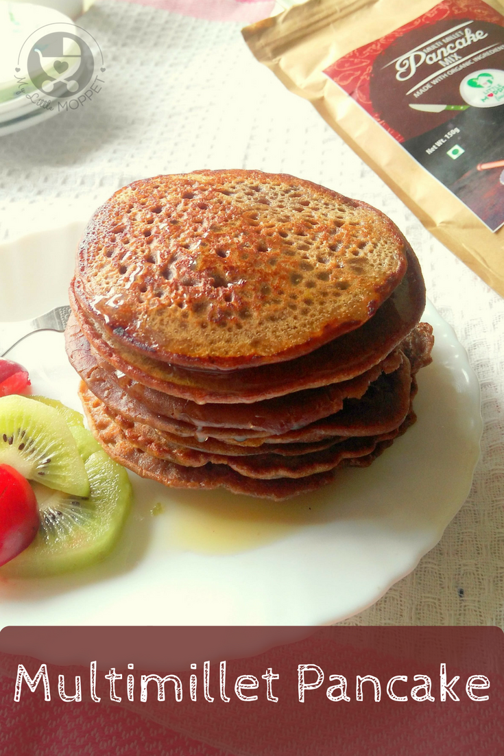 Start your day on a nutritious note with these multi millet pancakes, packed with ingredients like Finger Millet, Sorghum, Foxtail Millet and Whole Wheat flour.