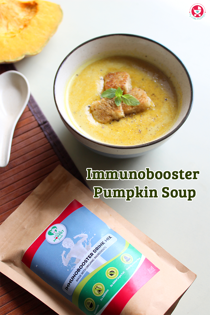 As the weather changes, you start hearing sniffles and sneezes everywhere! Keep your family protected with an Immunity Boosting Pumpkin soup, packed with ingredients to keep your defenses high! 