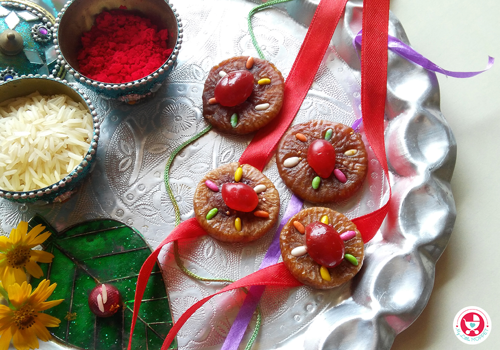 Edible Rakhi do not involve any cooking and can be made ahead of time, it’s a healthy dry fruit rakhi, which would add fun and excitement to the festival.