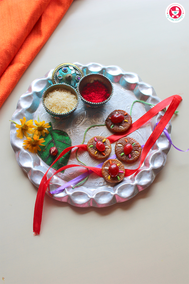 Edible Rakhi do not involve any cooking and can be made ahead of time, it’s a healthy dry fruit rakhi, which would add fun and excitement to the festival.