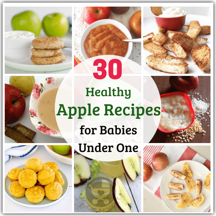 Babies can't munch on apples, but they can still enjoy the taste and health benefits with these healthy apple recipes for babies under one year of age.