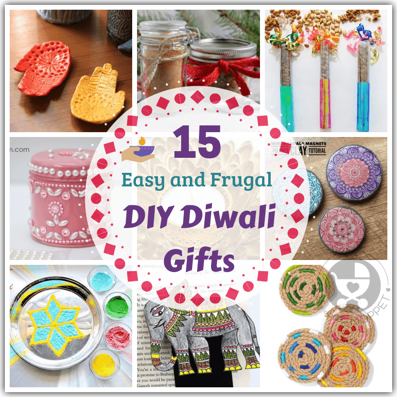 Skip the usual boring gifts and go handmade this year with these easy DIY Diwali gifts that you can make yourself! Save time, money and the environment!
