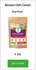 banana oats cereal trial pack