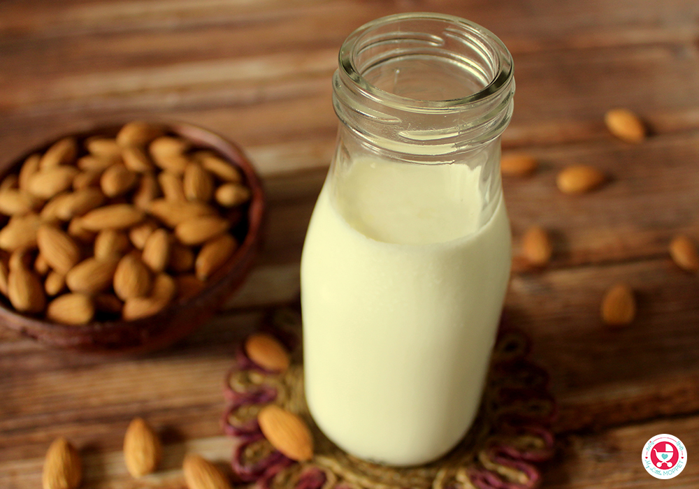 Is Almond Milk for Babies safe ? Homemade Almond Milk Recipe