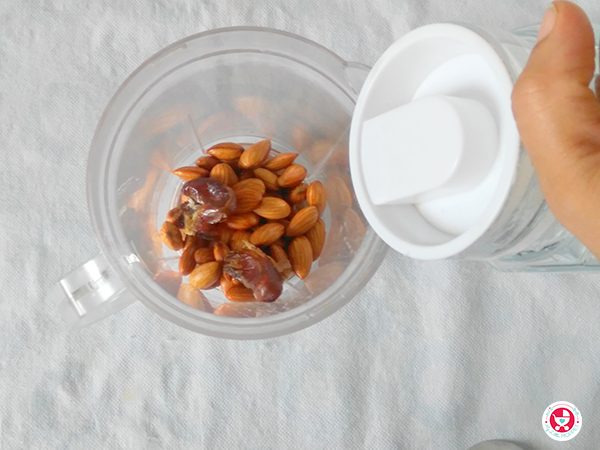 Homemade almond milk