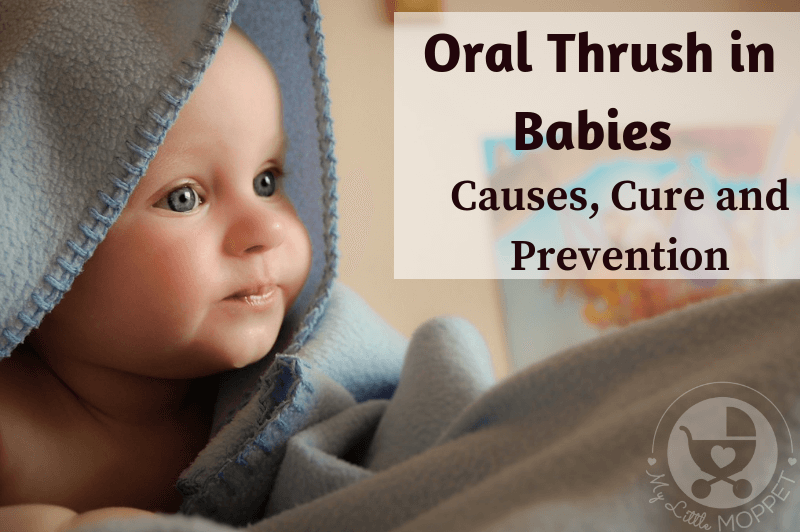 Oral Thrush in Babies is mostly harmless but can cause some discomfort. Learn all about what causes oral thrush, how to prevent it & keep baby's tongue clean.