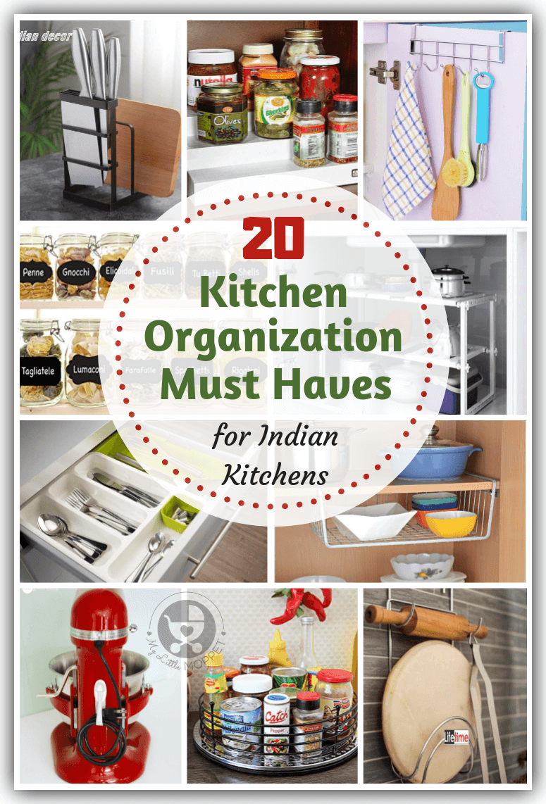 Is your kitchen overcrowded and spilling over with pots, pans and all sorts of cooking gadgets? Control the mess with these kitchen organization must haves!
